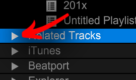 expand related tracks