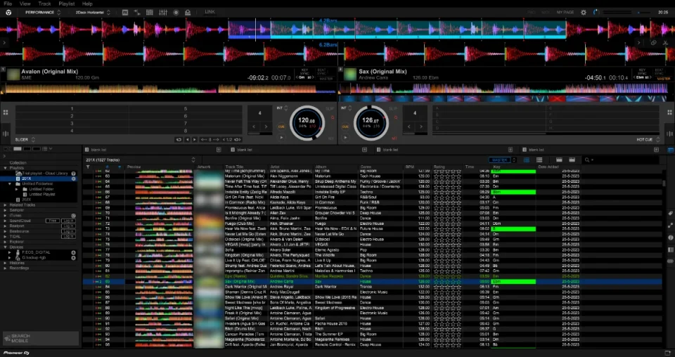 rekordbox performance mode