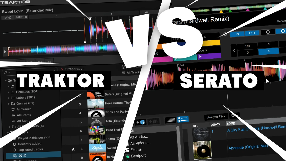 Traktor vs Serato 2025 – complete feature comparison